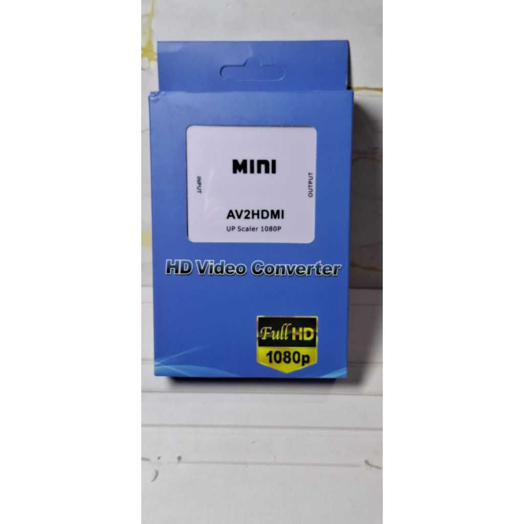 Converter AV to HDMI RCA to HDMI mini adapter HD video 1080 P AV2HDMI