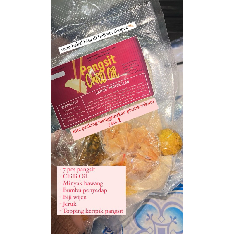 

PANGSIT CHILI OIL YUMMYKREZZ