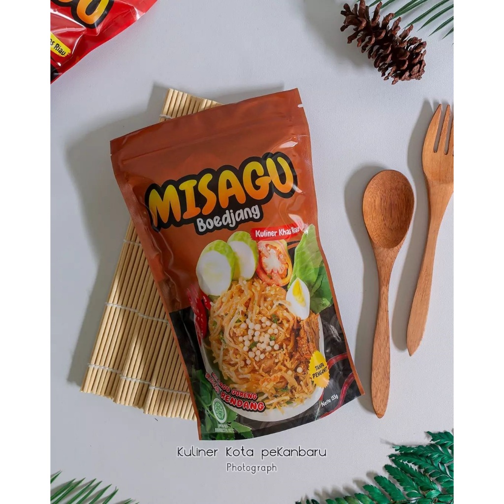 

Misagu Boedjang Kuah dan Goreng, Mie Sagu Instan, 145 Gram