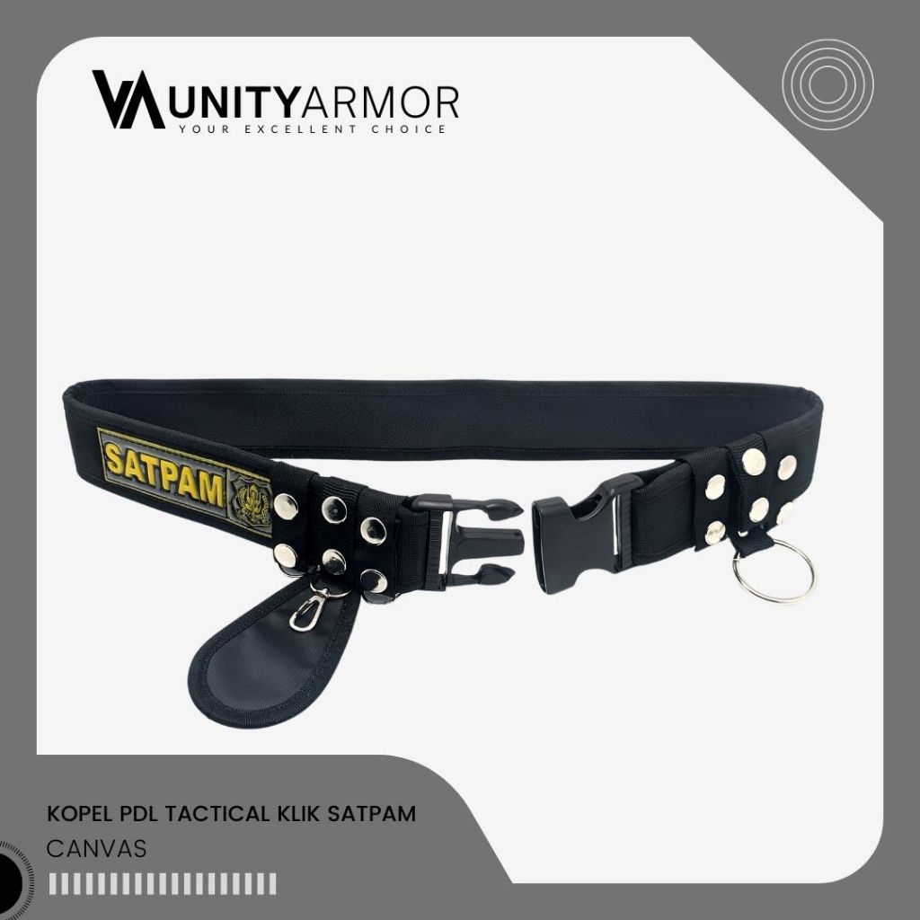 Unity Armor KOPEL PDL TACTICAL KLIK SATPAM Kanvas