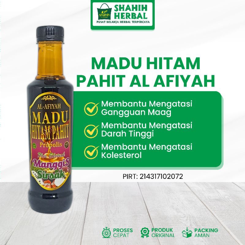 

Madu Hitam Pahit Al Afiyah