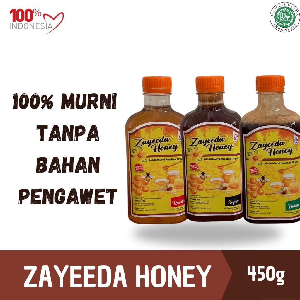 

ZAYEEDA HONEY/MADU MURNI ASLI/RANDU/HUTAN LIAR/SUPER