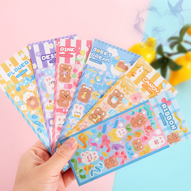 

Stiker Laser Kartun Lucu Tahan Air, Stiker Dekorasi Foto Laser Flash Diy Anak-Anak Kreatif