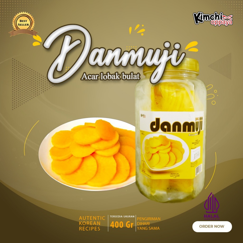 

Danmuji Acar Lobak Bulet 400Gr Homemade