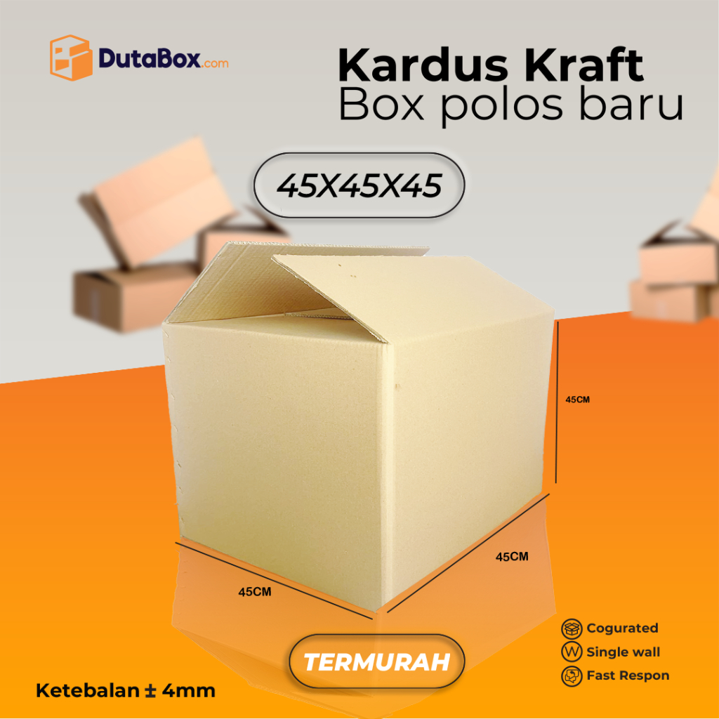 

Kardus Box Baru 45x45x45 ( Double Wall ) Kardus packing