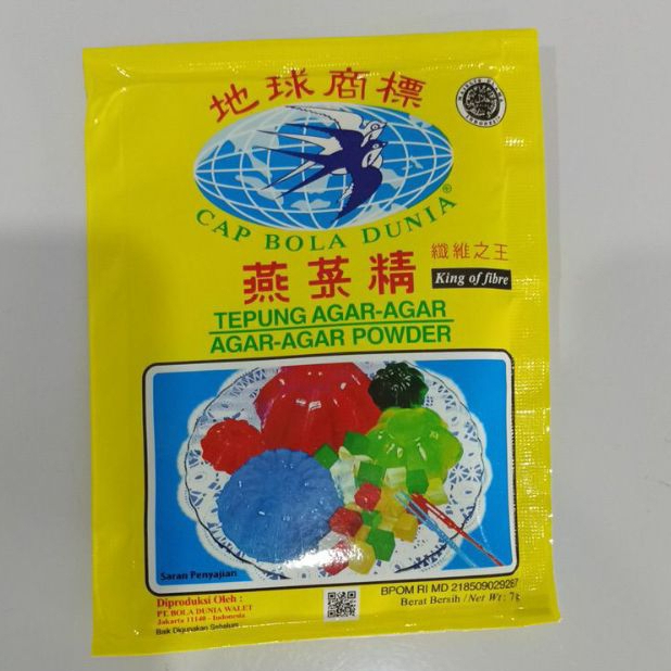 

Agar Agar Bola Dunia 7gr