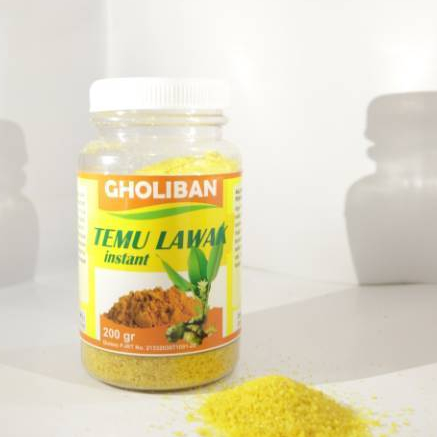 

Temulawak Instant 200gr gholiban kemasan botol