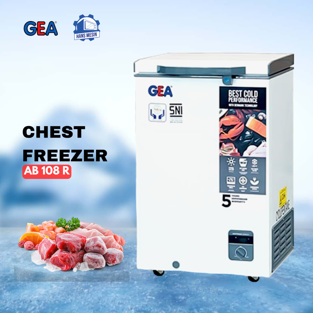 Chest Freezer AB-108-R (GEA) Freezer Box 100 liter