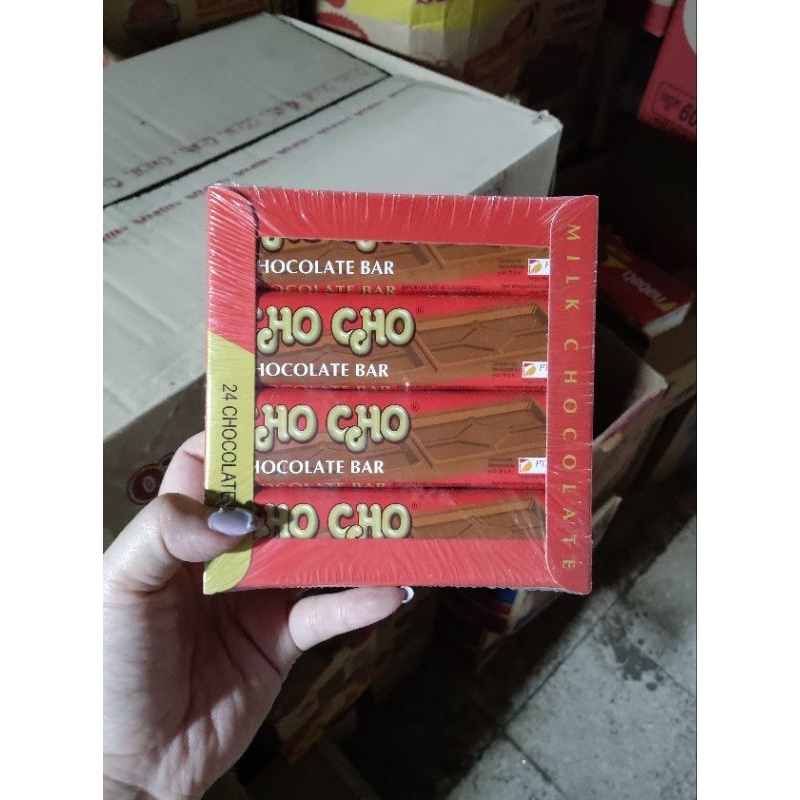 

cho cho chocolate bar per box isi 24