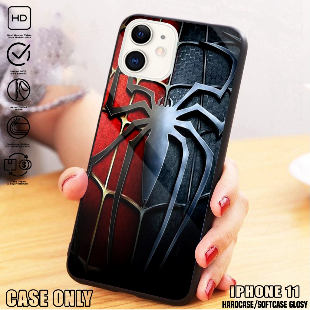 Case IPHONE 11  - Casing IPHONE 11 [ SPDRMN ] Silikon IPHONE 11  - Kesing Hp - Casing Hp  - Case Hp 