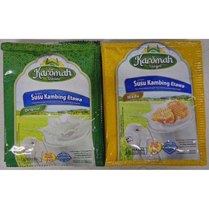

KAROMAH INSANI Susu Skim Bubuk 20gr - Paket 5 Sachet