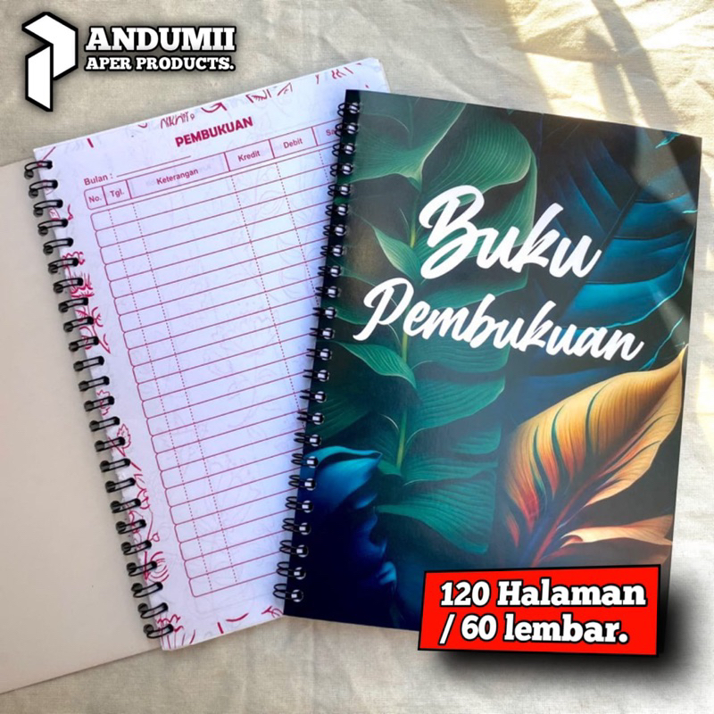 

BUKU PEMBUKUAN ONLINE SHOP / BUKU SPIRAL ONLINE A5 60 LEMBAR