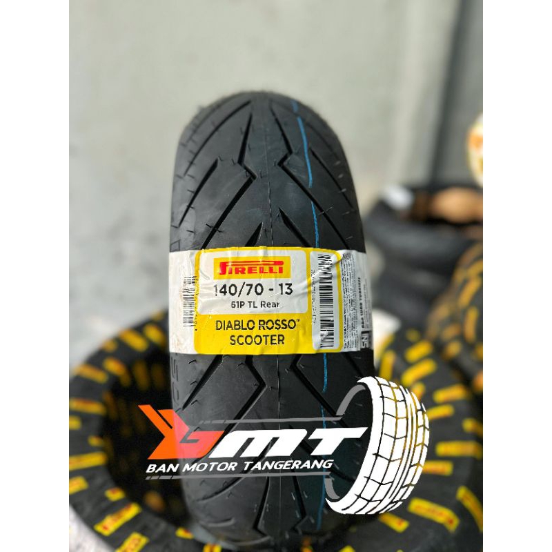 Pirelli diablo rosso scooter ukuran 140/70-13