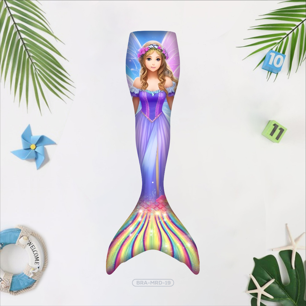 Kostum Baju Putri Duyung Anak Perempuan 1-9 Tahun Baju Mermaid Anak Murah