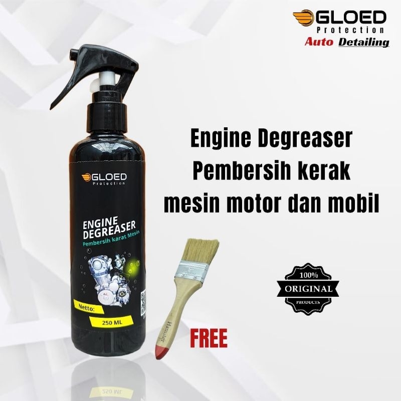 Gloed Engine degreaser obat cairan pembersih kerak blok mesin motor dan mobil