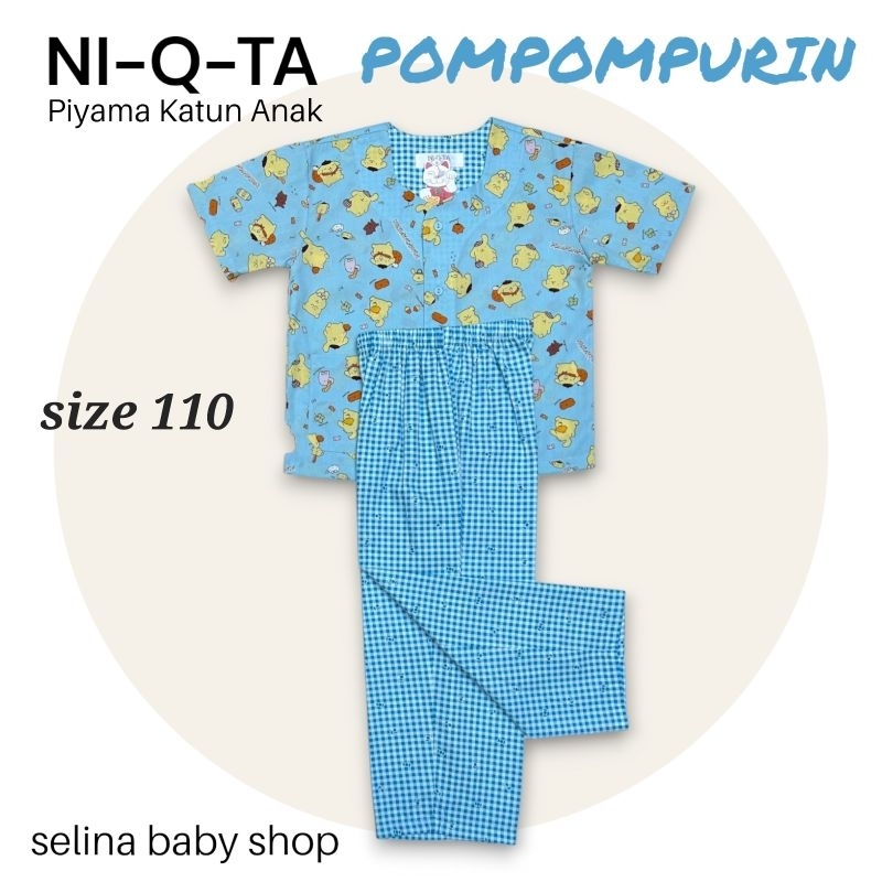 NIQTA 110 Piyama Katun Anak POMPOMPURIN