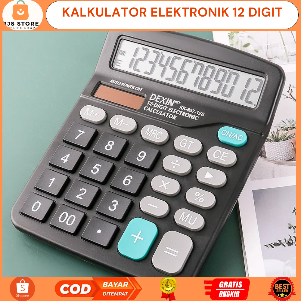 

Kalkulator Elektronik Solar Calculator 12 Digit / Kalkulator Kasir