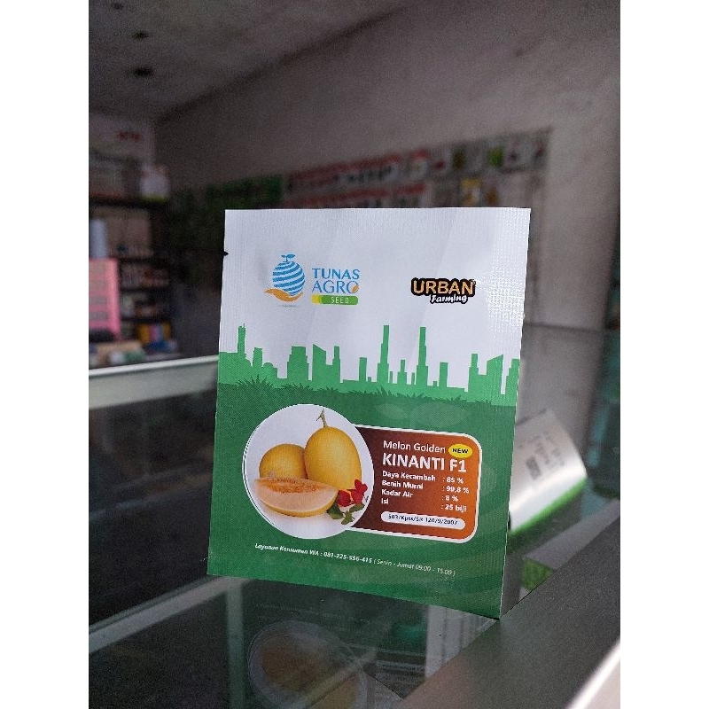 Benih Melon Golden KINANTI Isi 25 Biji , Original Pabrik