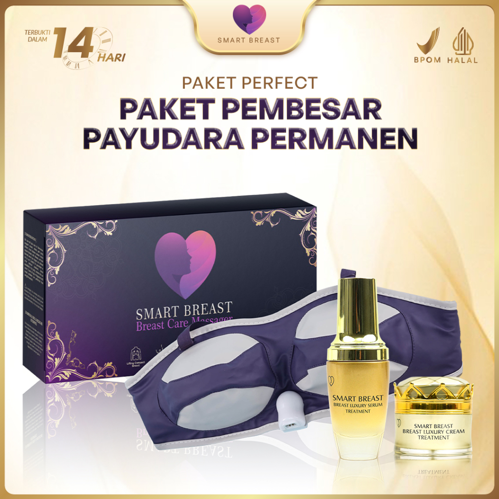 Smart Breast - Paket Perfect Breast [ 1 Alat Smart Breast + Cream + Serum ]