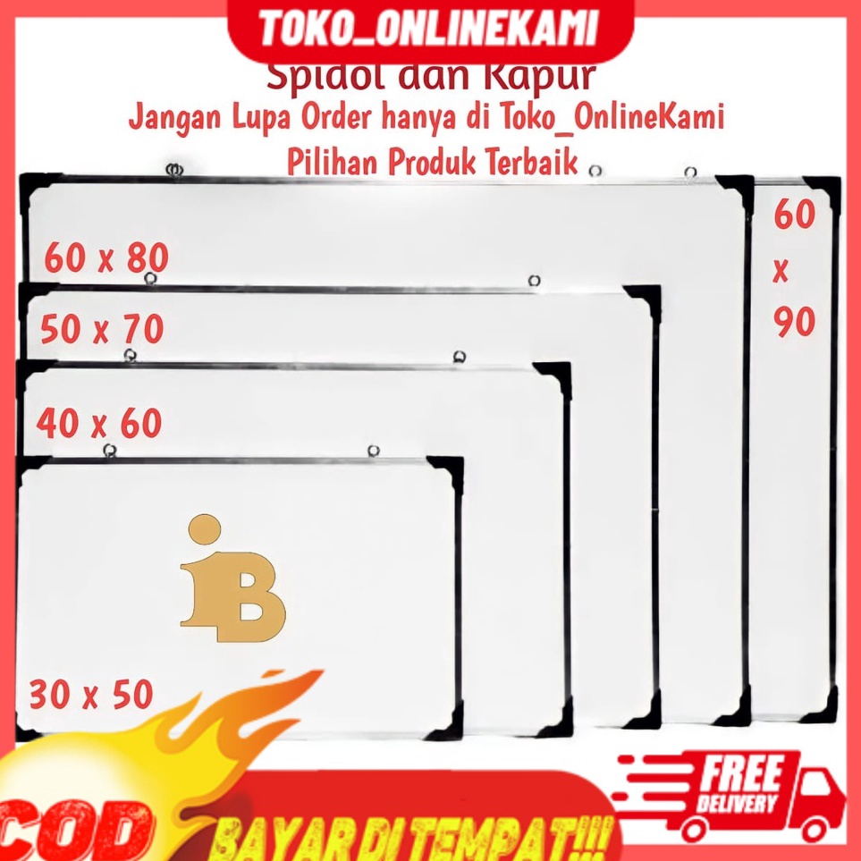 

KODE M78J Papan Tulis Spidol dan Kapur Whiteboardpapan tulis bolak balik black boardwhiteboard