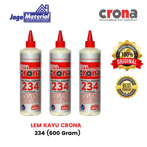 Wah Crona Lem Kayu Lem Crona 234 6 Gram SR Aliphatic