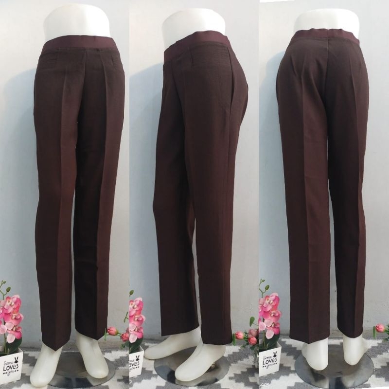 CELANA PEMBINA PRAMUKA WANITA UKURAN EXTRA JUMBO / CELANA PRAMUKA GURU