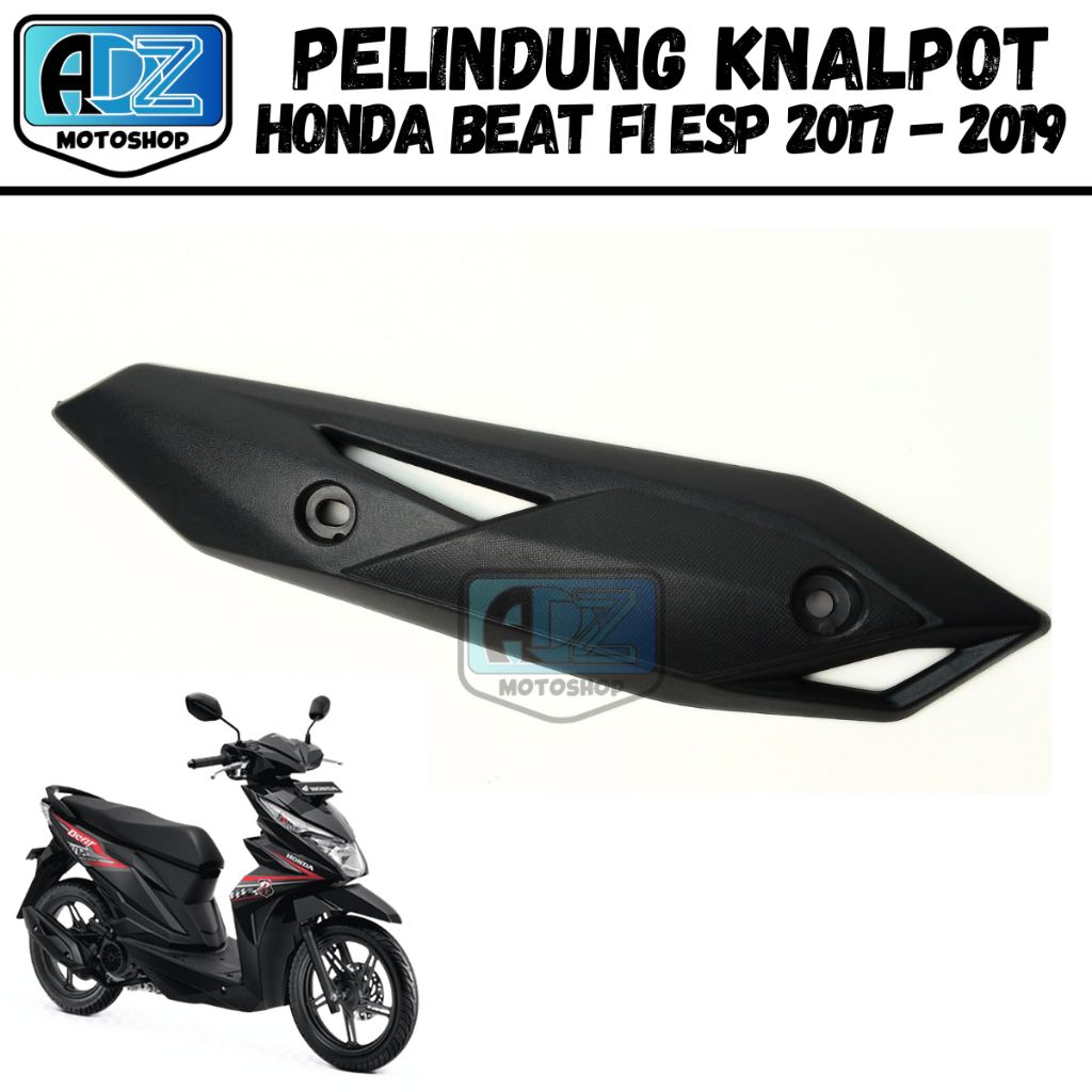 PELINDUNG KNALPOT BEAT FI  / COVER TUTUP TAMENG KENALPOT HONDA BEAT FI ESP / BEAT STREET 2017 - 2019