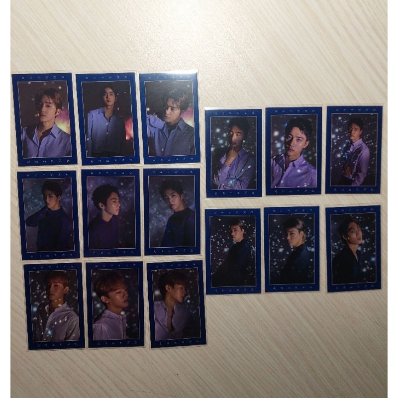 PHOTOCARD SEASON GREETING EXO 2015, 2019, 2020, 2021, DAN WELCOM KIT, BACA DESKRIPSI