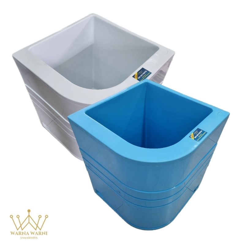 Bak Air Plastik GATOR/TISSONE Plastic Sudut 120 liter L: 55×55×66cm / D: 45×45×62cm