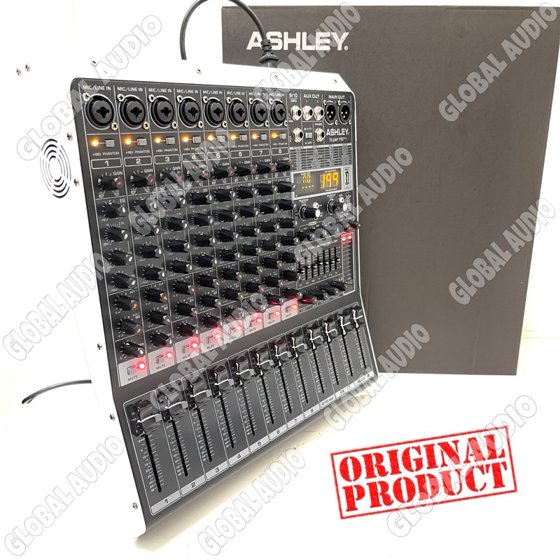 Mixer Audio Ashley Super M8 Pro 10channel Original Mixer Audio Ashley Super M8Pro 10channel 8mono 2s