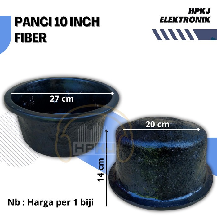 Panci Horn Speaker Middle 10 inch - (Fiber) Panci Horn Middle 10in