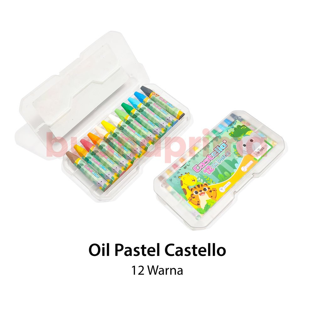 

Oil Pastel Castello 12 Warna Crayon Minyak Mewarnai