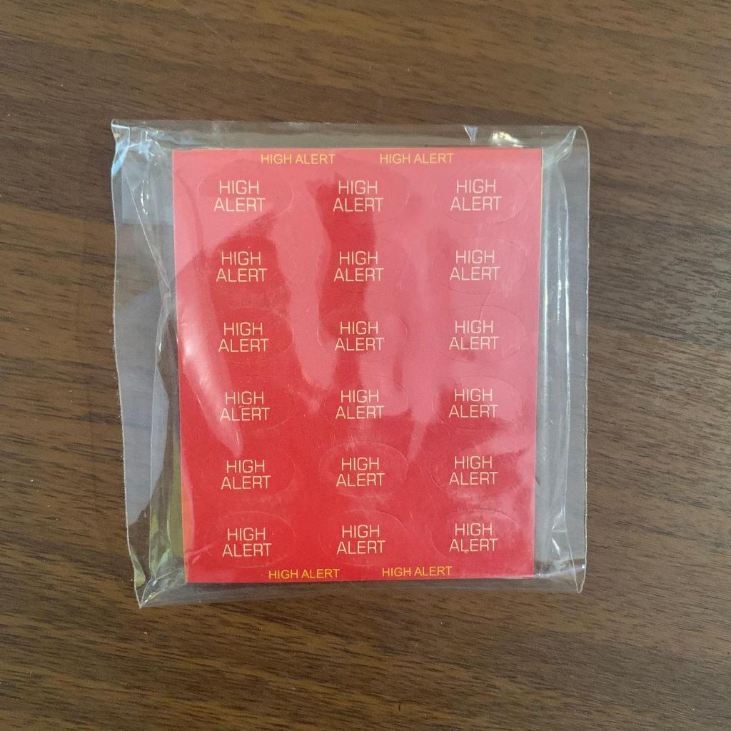 

Stiker Apotek | LASA | High Alert | Stiker Obat