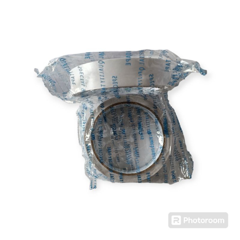 

double tape 1 inchi/ platban kertas putih/ tape putih 1" / lem 2 sisi