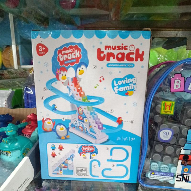 mainan bebek naik turun tangga