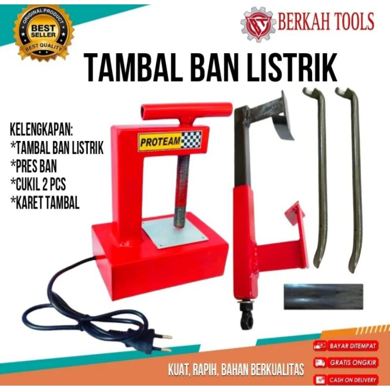 PAKET LENGKAP TERMURAH ALAT TAMBAL BAN LISTRIK+CUKIL ULIR2PCS Tambal ban listrik | Alat tambal ban t