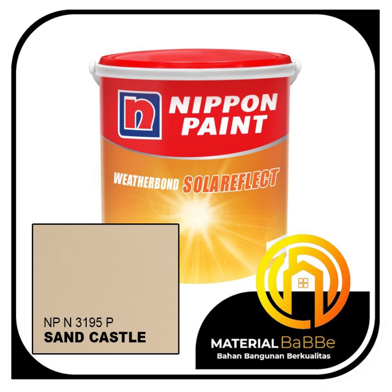 Nippon Weatherbond Solareflect NP N 3195 P Sand Castle 2,5 Liter | Cat Dinding Luar