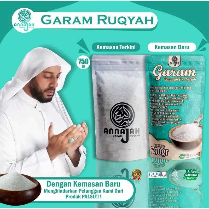 

GARAM RUQYAH ANNAJAH - SOLUSI MENGHILANGKAN ENERGI NEGATIF 750gr