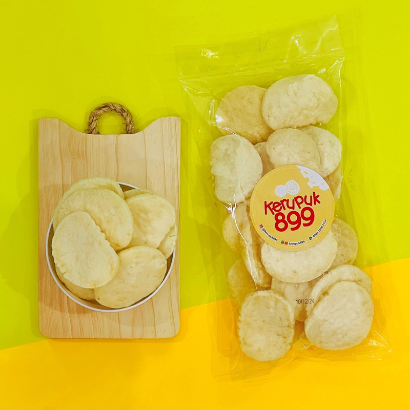 

KERUPUK VEGETARIAN VEGAN KENTANG KANCING BULAT 110 GRAM