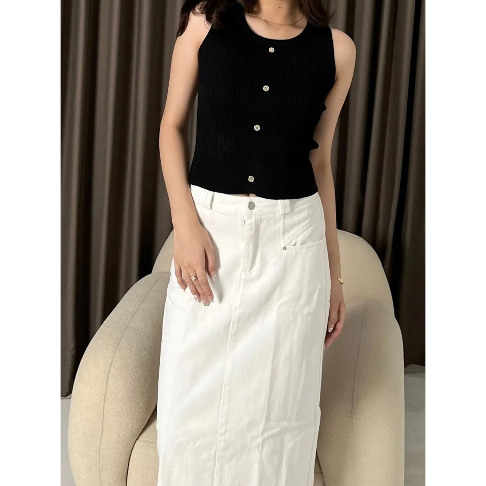 Ageratum Sleeveless Knit Top