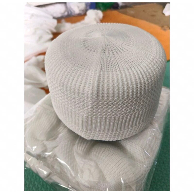 peci rajut anak umur 1-5tahun TK SD warna putih #peci #rajut