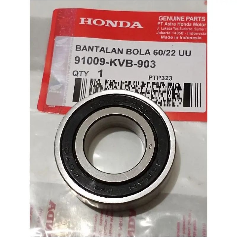 BEARING RODA BELAKANG VARIO FI BEAT FI SCOOPY FI 60/22 LAHER RODA BELAKANG VARIO 60/22 HONDA KVB