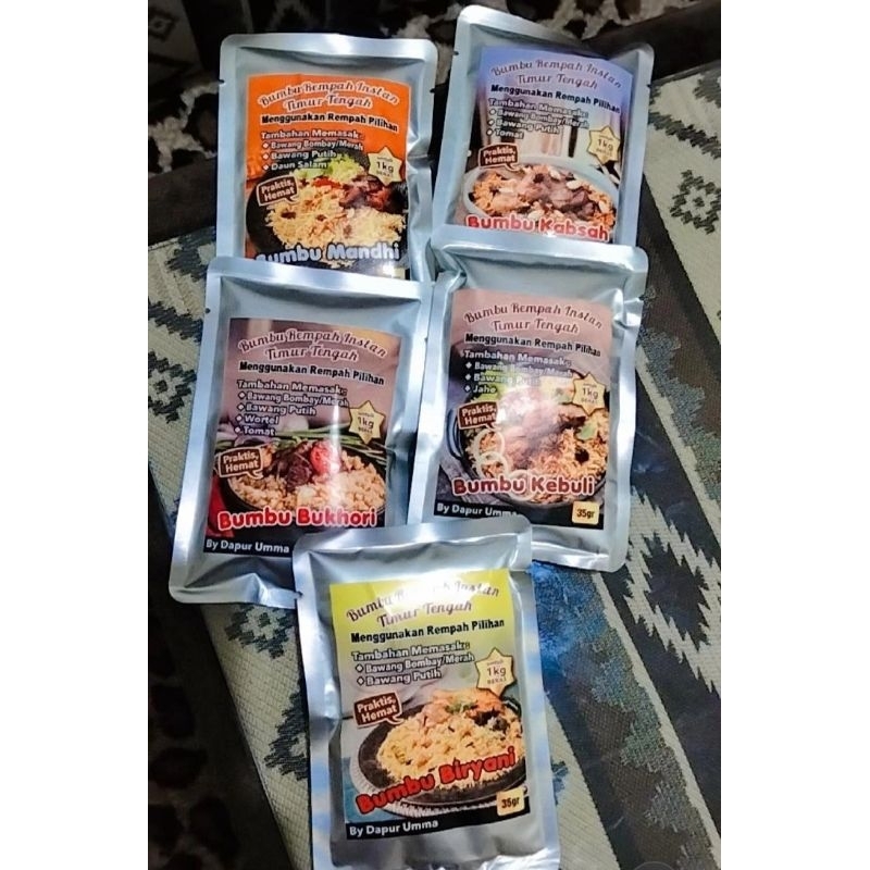 

bumbu rempah instan khas timur tengah