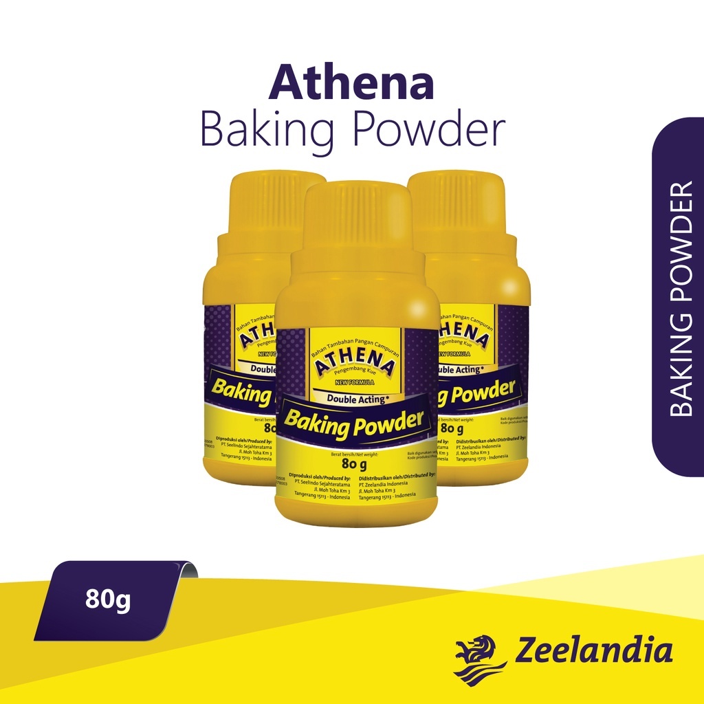 

Zeelandia Athena Baking Powder 80 Gr Double Acting