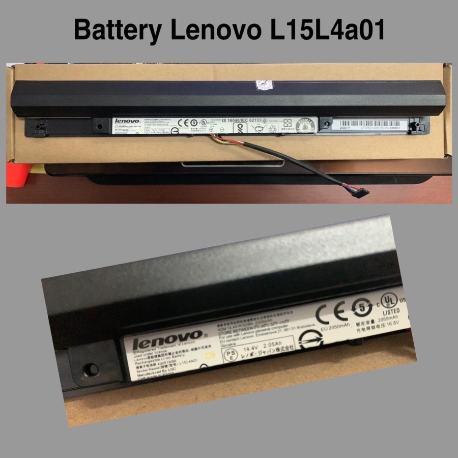 Baterai Ori Lenovo 15IBD 14IBD 100-14IBD 100-15IBD L15L4A01