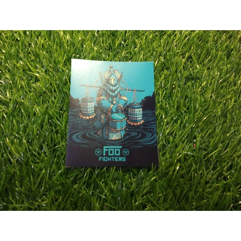 

print stiker foo fighters