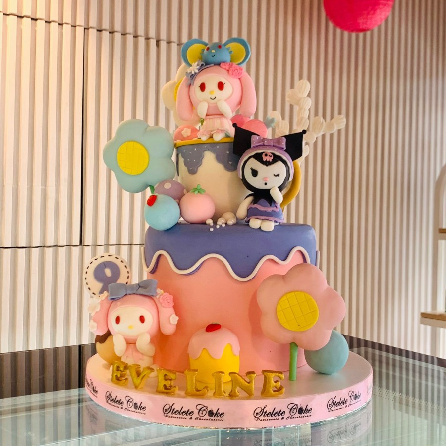 

Ku Ulang Tahun/Birthday Cake/Ku Ultah Tema Melody Kuromi