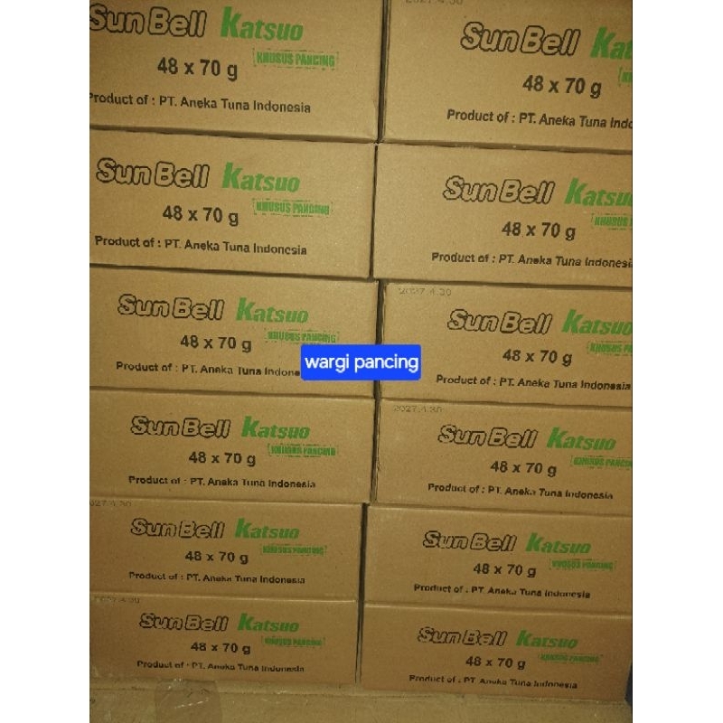 

SUNBEL KATSUO 70GR 1 DUS ISI 48