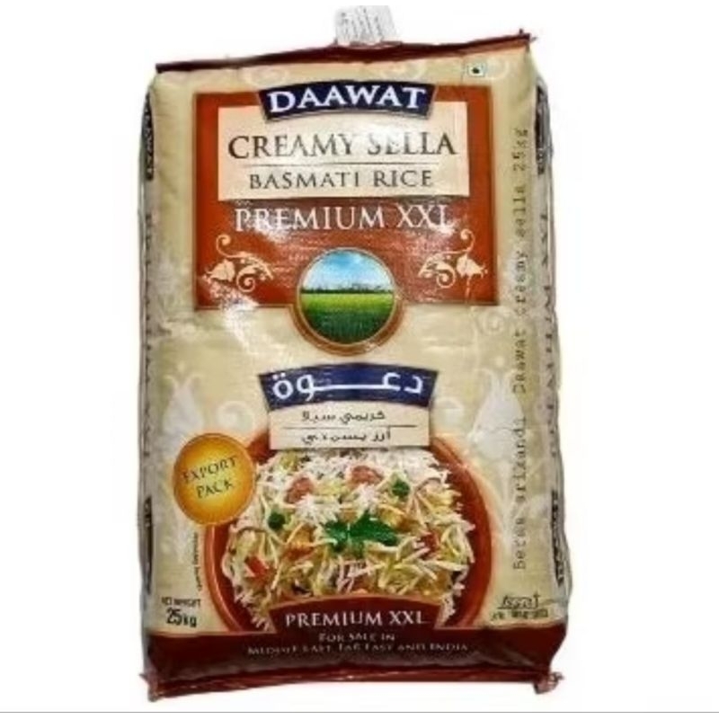 

DAAWAT SELLA CREAMY BASMATI 25Kg