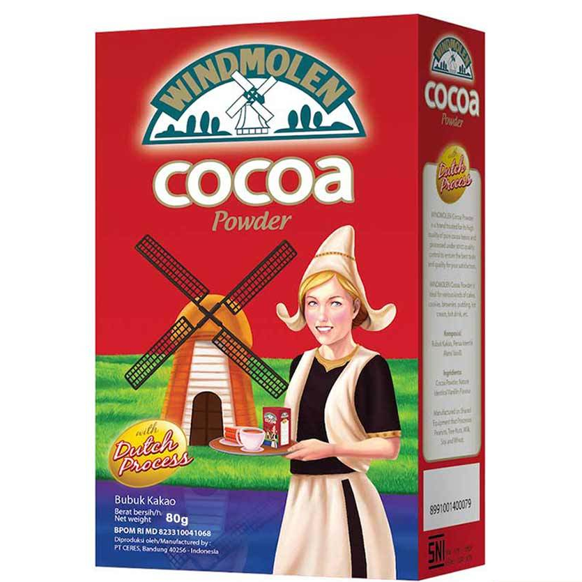 

Cocoa Powder | Coklat Bubuk Windmolen 40gr | 80gr